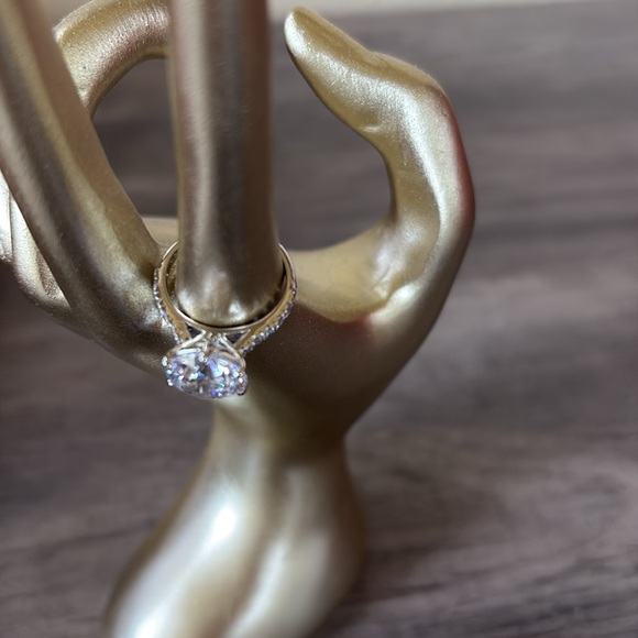 Berricle Solitaire 3.8ct CZ Ring in Sterling Silver Size 4.5 - Picture 9 of 12